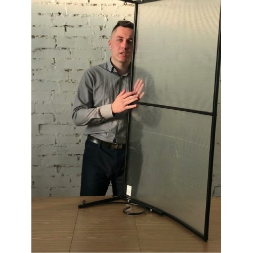 Козырёк над входной дверью металлический S4001 Черный