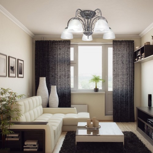 Люстра потолочная 5 плафонов S2500-5