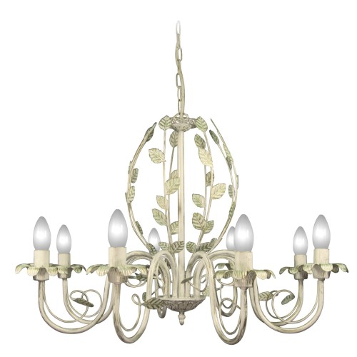 Люстра флористика большая подвесная 8 ламп S1287-8