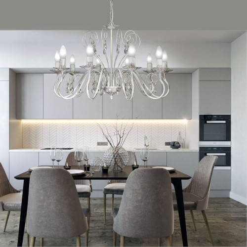 Люстра подвесная большая для зала S1163-10