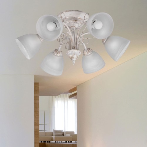 Люстра потолочная 6 плафонов S2115-6