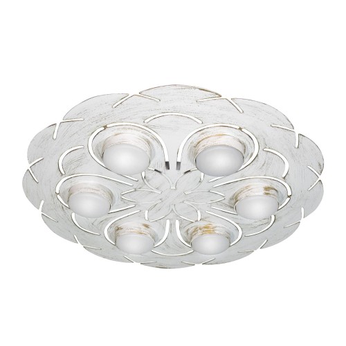 Люстра светодиодная потолочная LED плоская круглая S2377-6